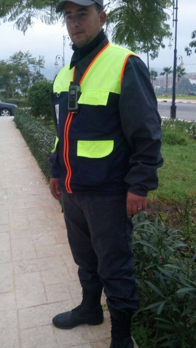 Agent de sécurité OPUS en poste à Tanger